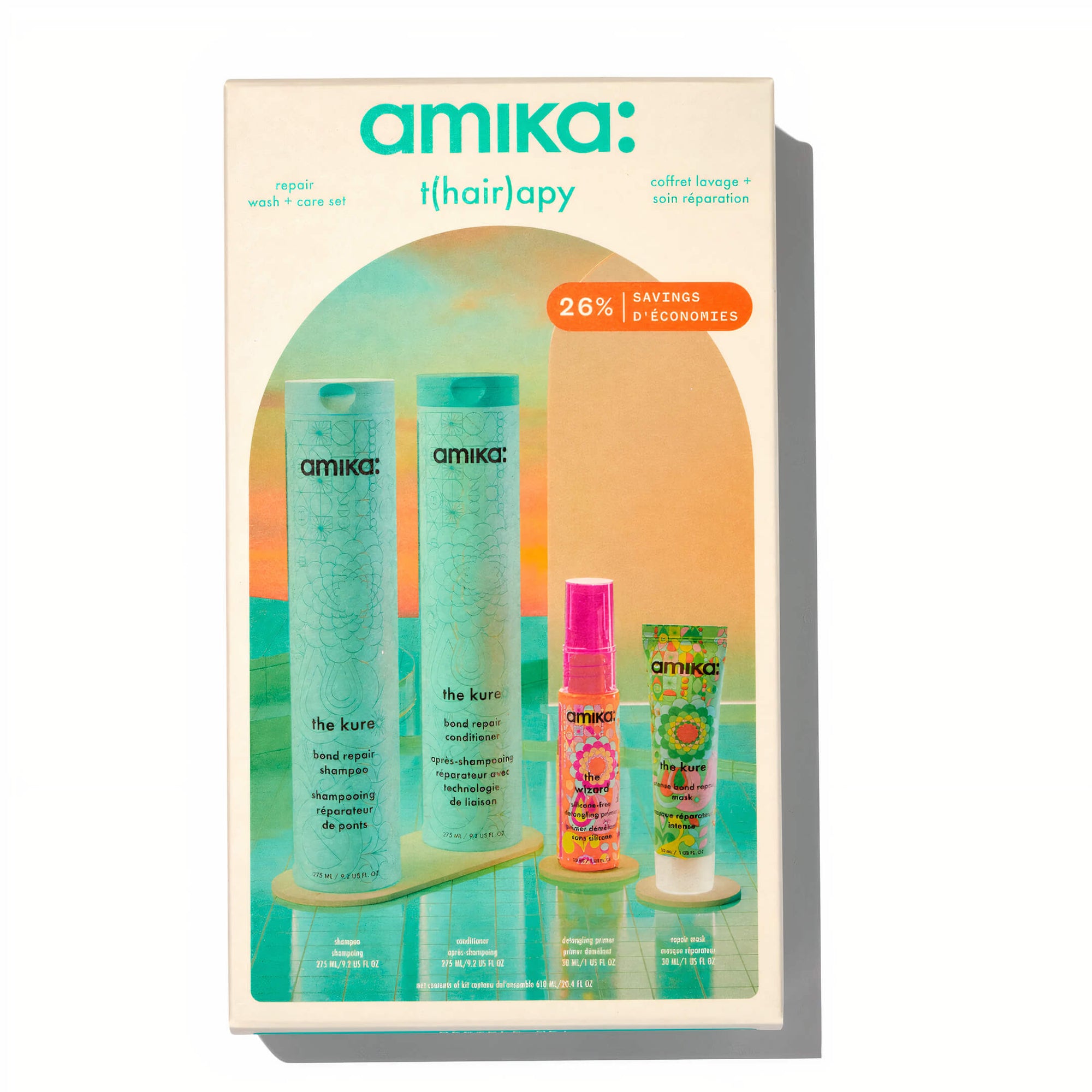 Amika | T(hair)apy repair wash + care hair set