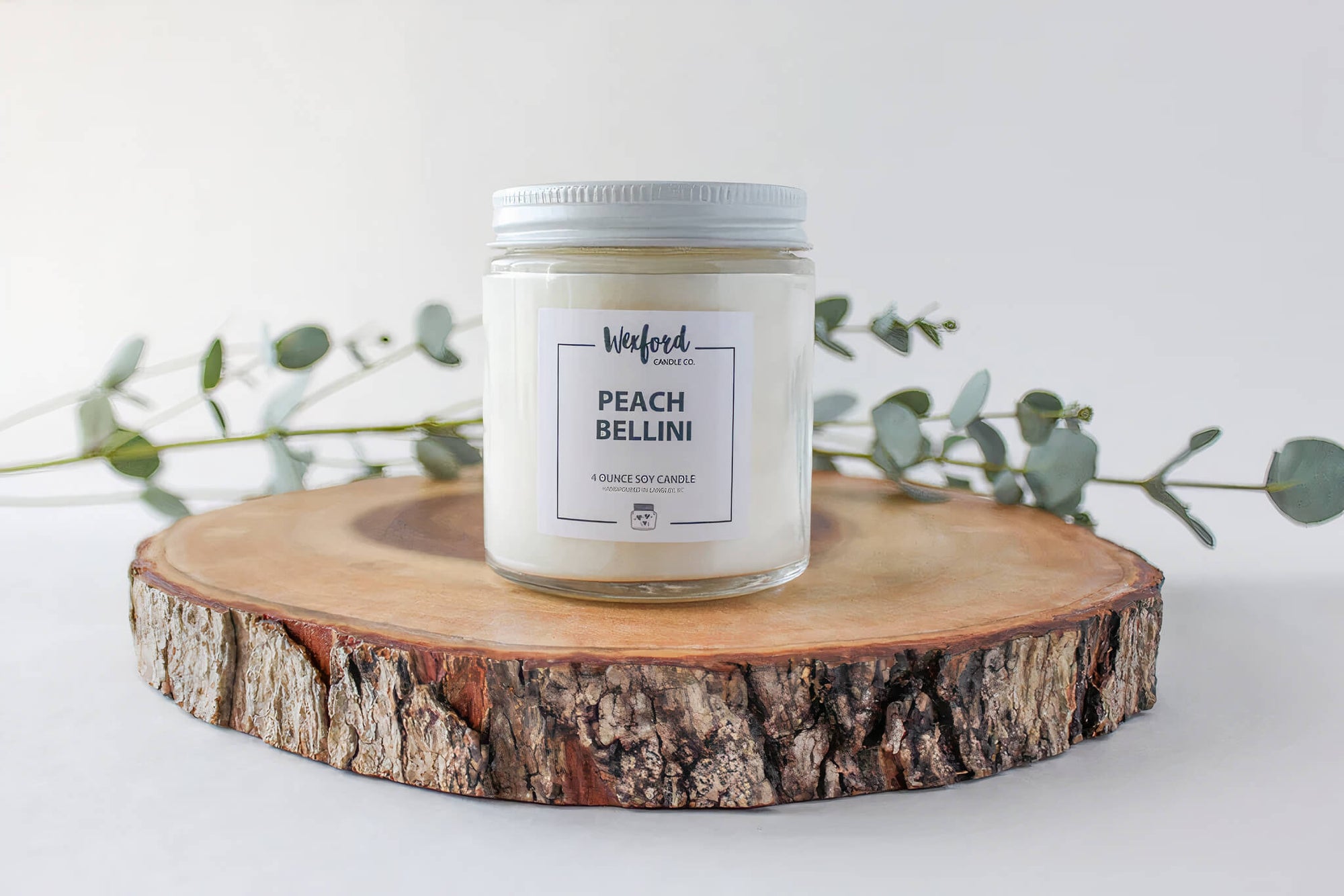 Wexford Candles | Peach Bellini Soy Candle