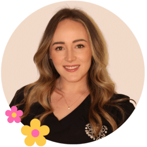 a woman holding a sign